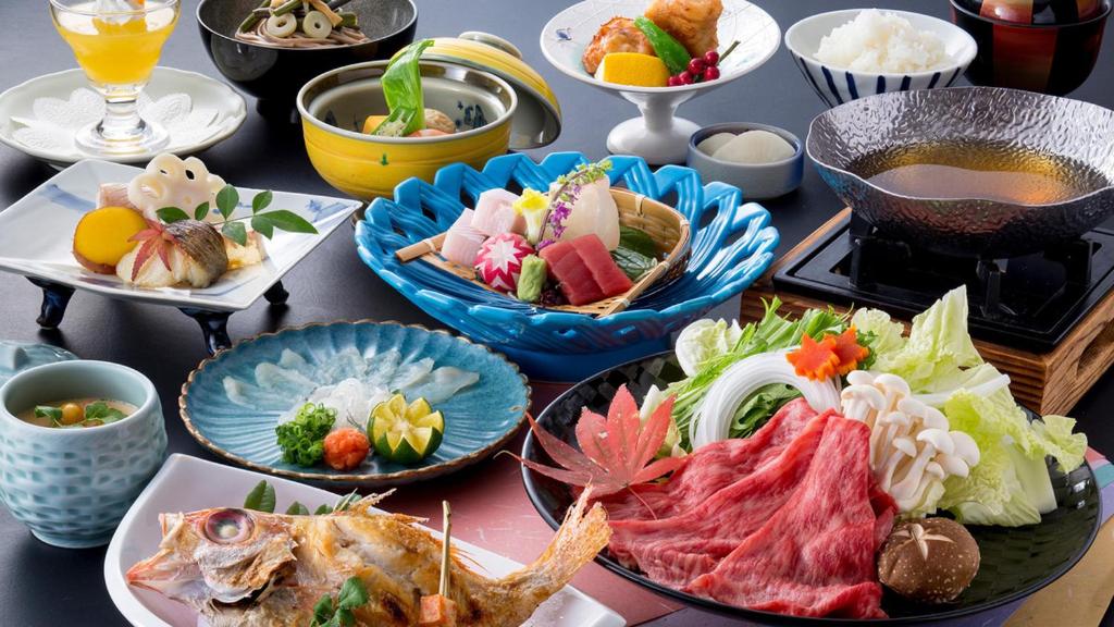 Awara Kitagata Onsen Hana Yurari Kaiseki Dinner