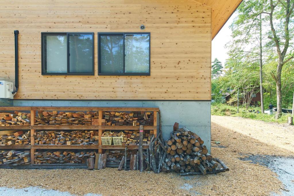Azumino Villa Komorebi Wood Exterior