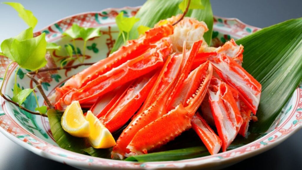 Beppu Onsen Hotel Sansenkaku Crab Dish