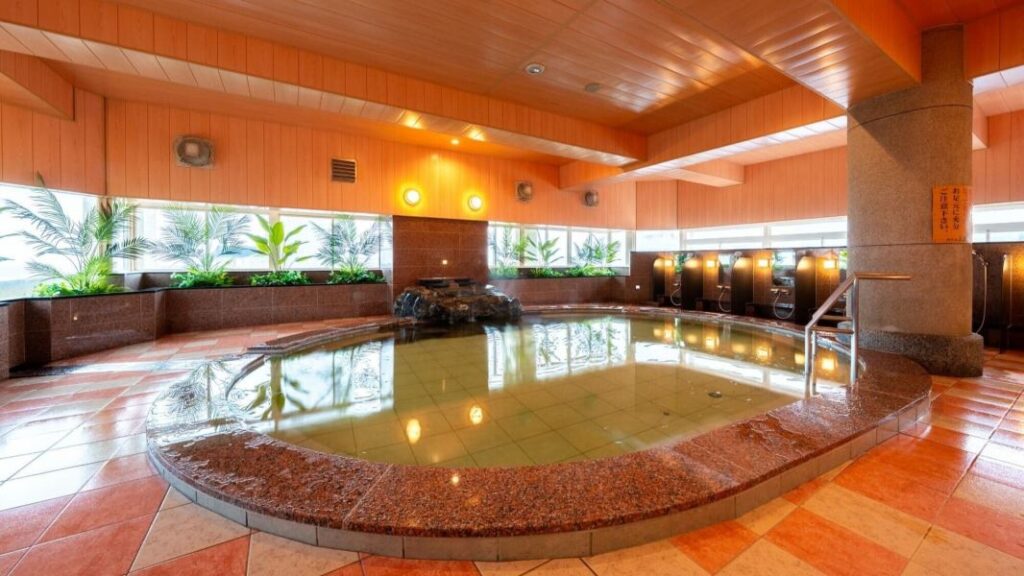 Beppu Onsen Hotel Sansenkaku Indoor Onsen Bath