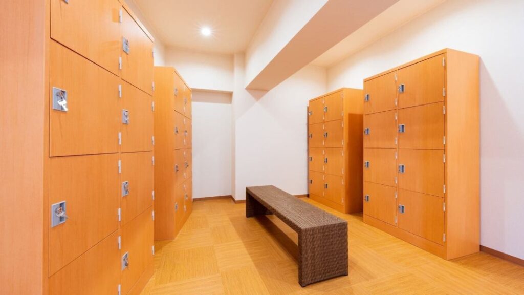Beppu Onsen Hotel Sansenkaku Locker Room