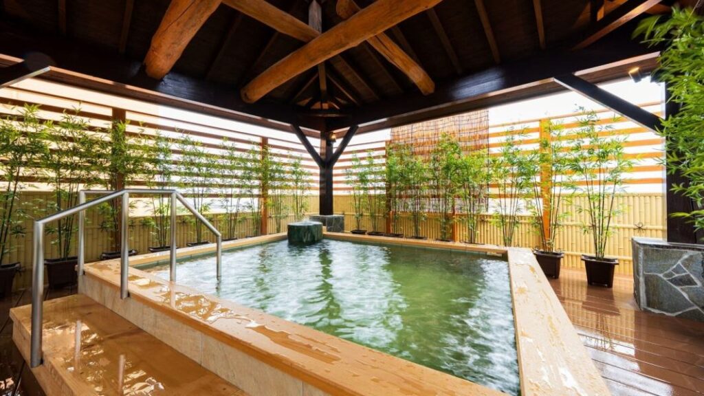 Beppu Onsen Hotel Sansenkaku Open Air Onsen