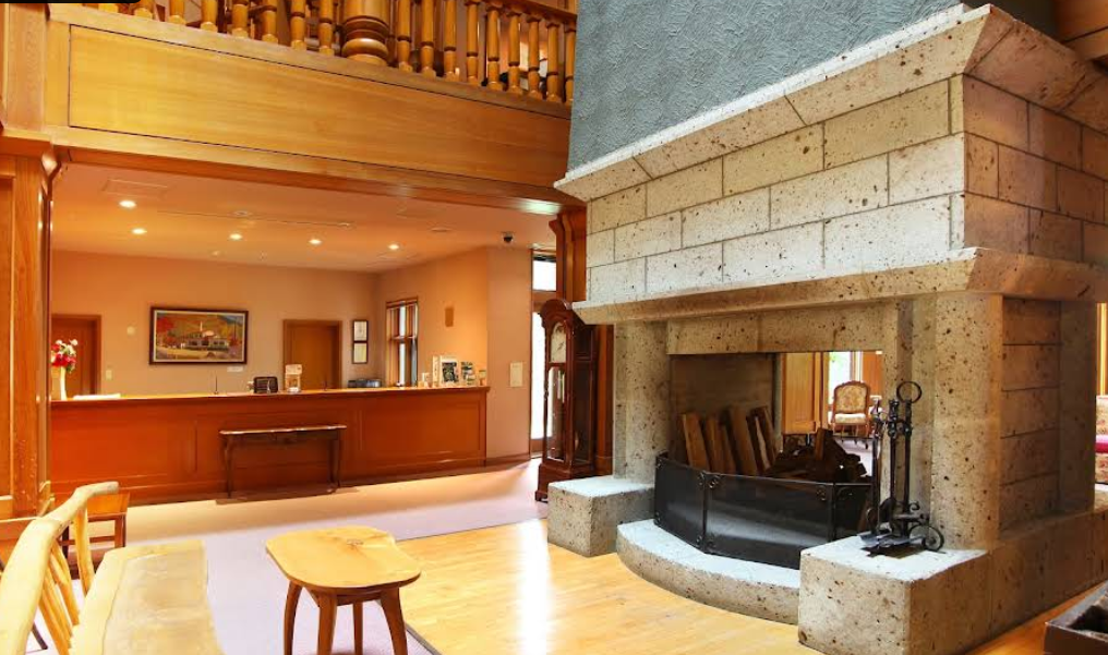 Chuzenji Kanaya Hotel Lobby Fireplace