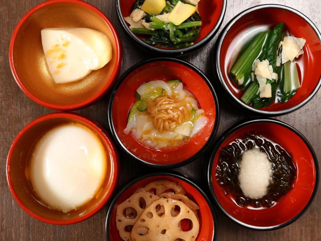 Dormy Inn Chiba Soga Japanese Breakfast Side Dishes