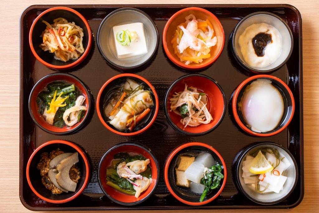 Dormy Inn Premium Kyoto Ekimae Japanese Breakfast Tray