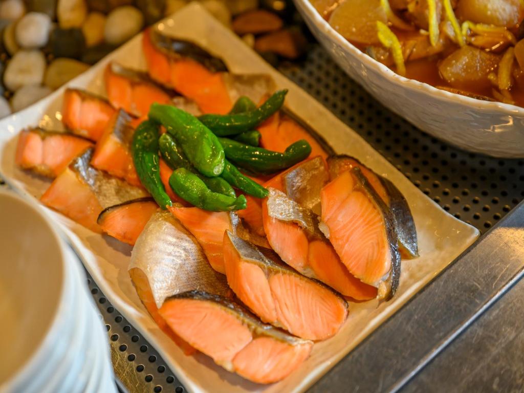 Dormy Inn Toyama Breakfast Salmon Platter