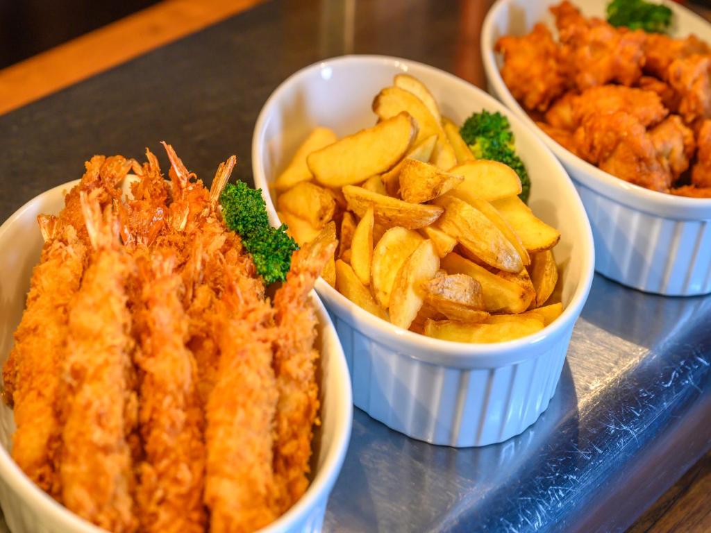 Dormy Inn Toyama Fried Shrimp Potato Wedges