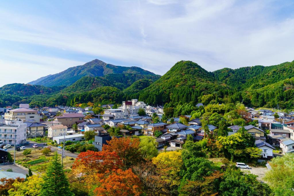 Echigoheiya Yahikorenzan Ichibounoyu Hoho Mountain Village View
