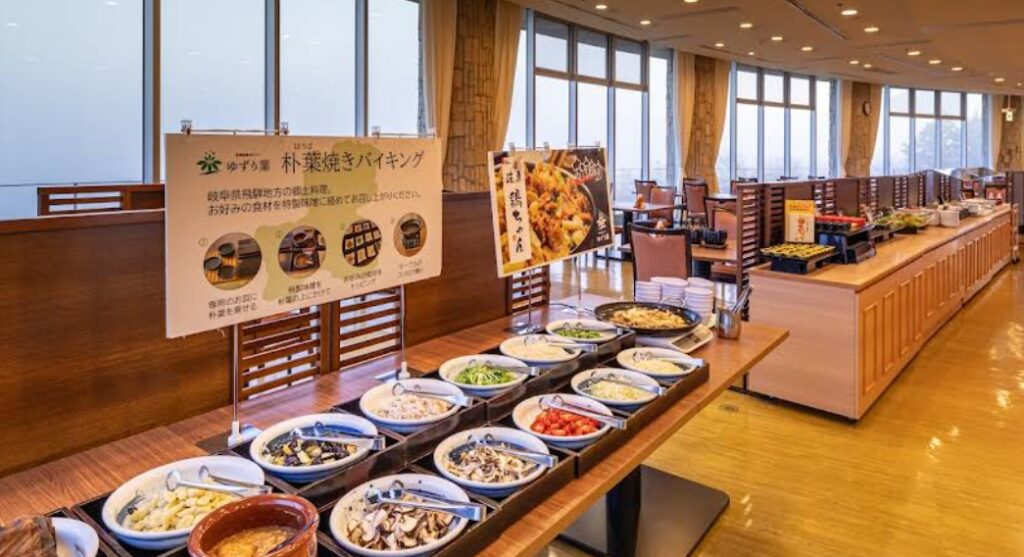 Enakyo Onsen Hotel Yuzuriha Buffet Restaurant