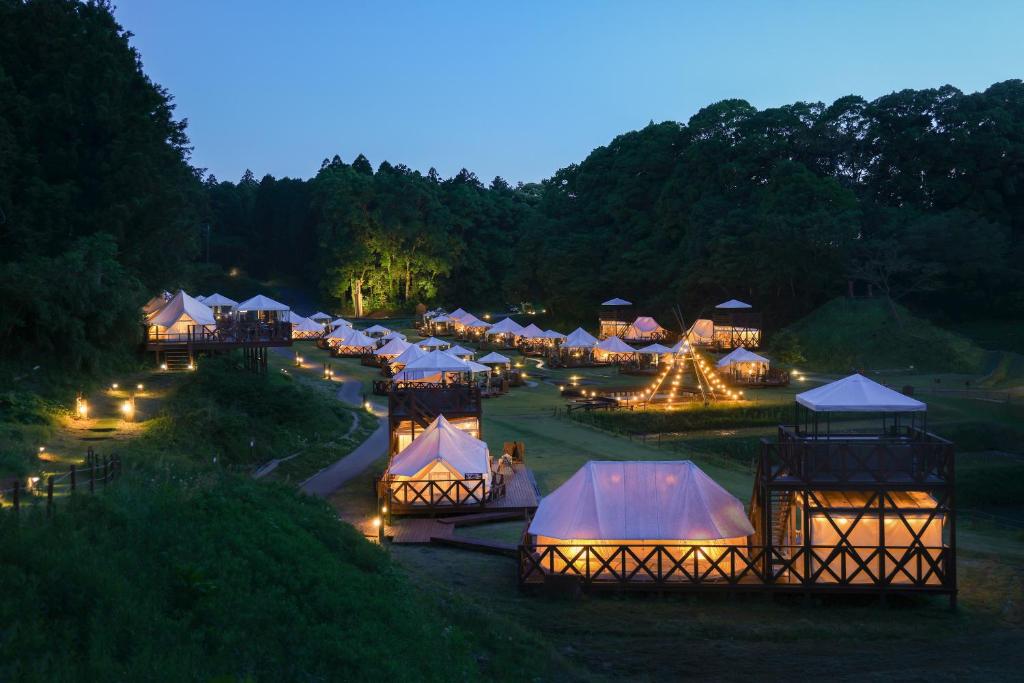 Farm Resort The Farm Glamping Tents Night