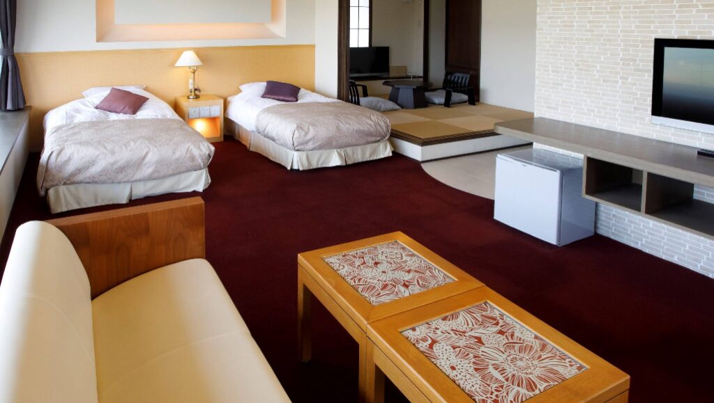 Fugaku Hanabusa Twin Room Tatami Area