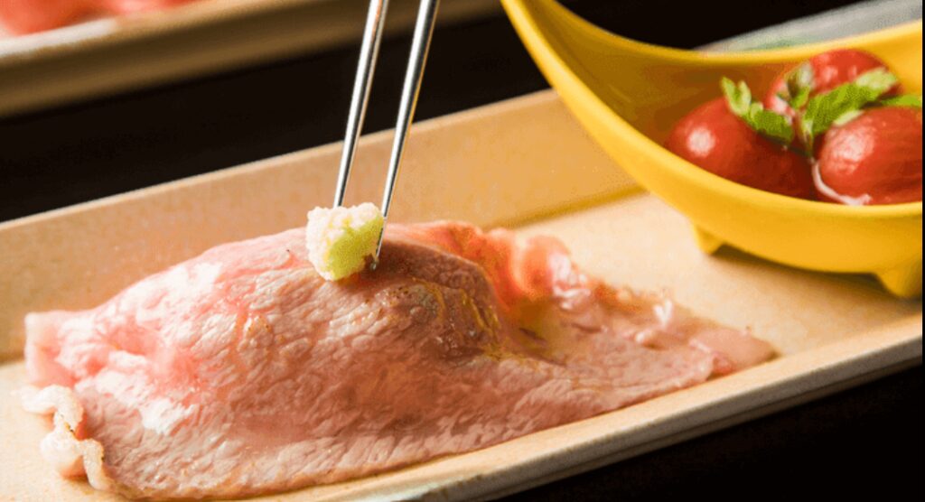 Fugaku Hanabusa Wagyu Beef Dish