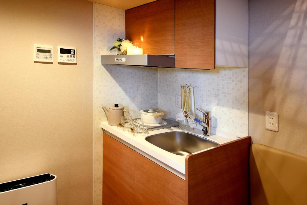 Fuji Fumoto Forest Hotspring Kitchenette