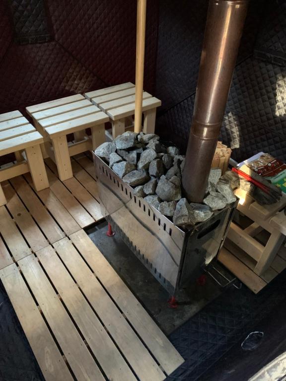 Fuji Fumoto Forest Hotspring Sauna Stove