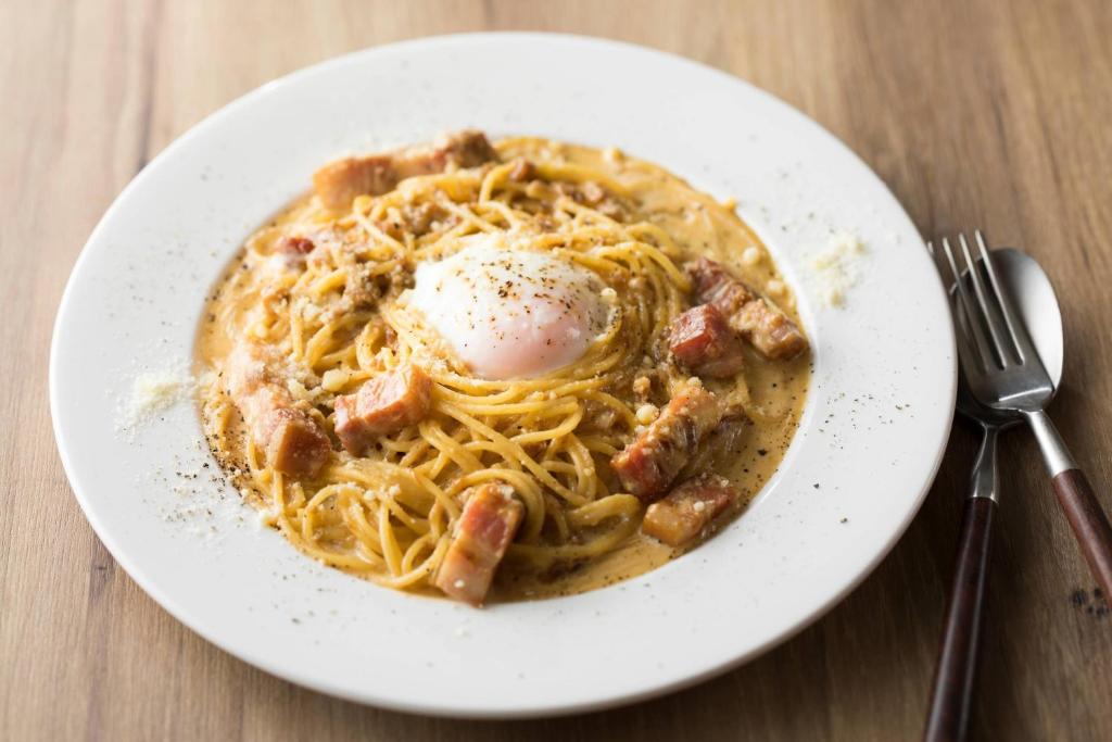 Fuji Marriott Hotel Lake Yamanaka Carbonara Pasta