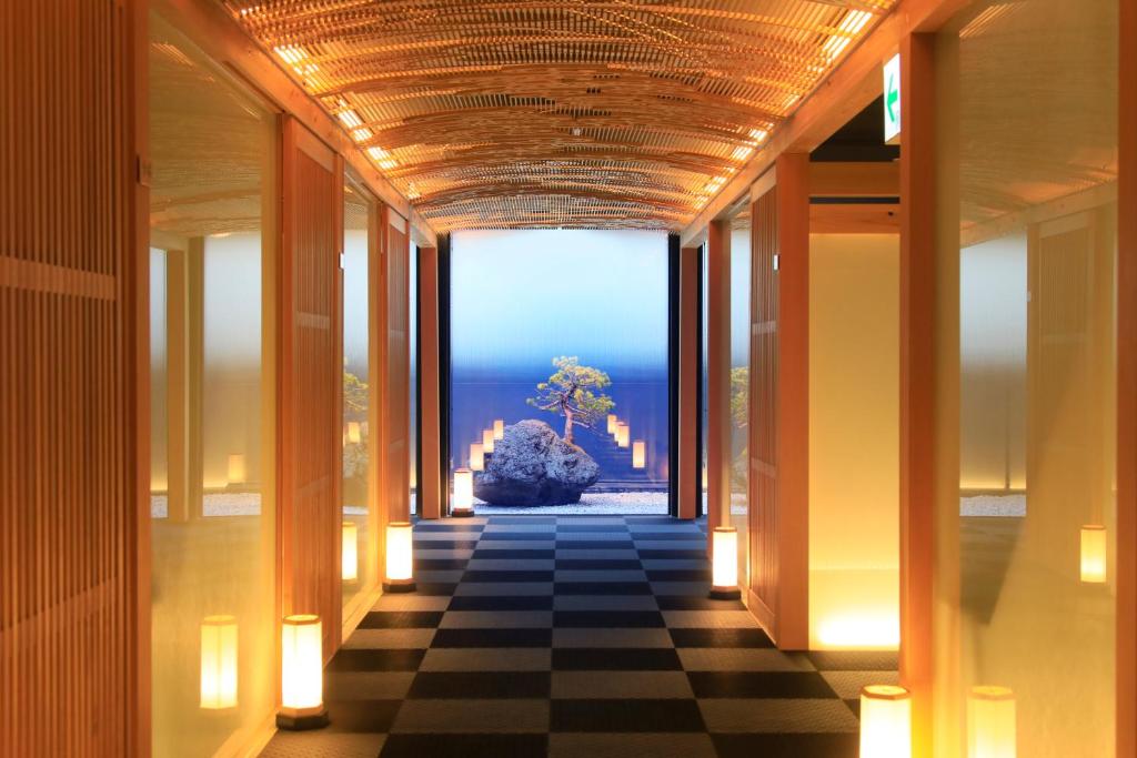 Fuji Onsenji Yumedono Lit Corridor