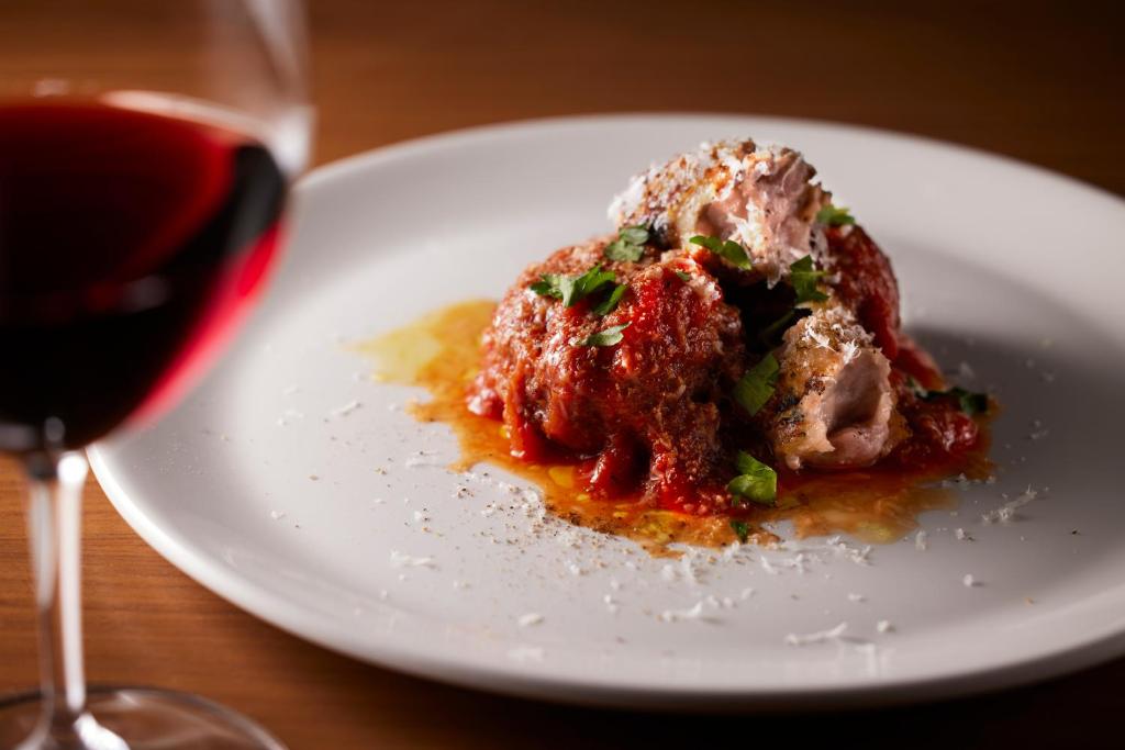Fuji Speedway Hotel Dining Meatballs