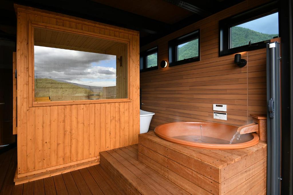 Fuji View Spa Resort Tsumugi Kawaguchiko Private Open Air Bath