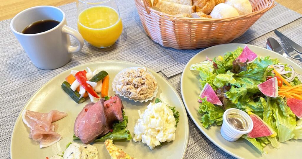 Garland Court Usami Breakfast Spread