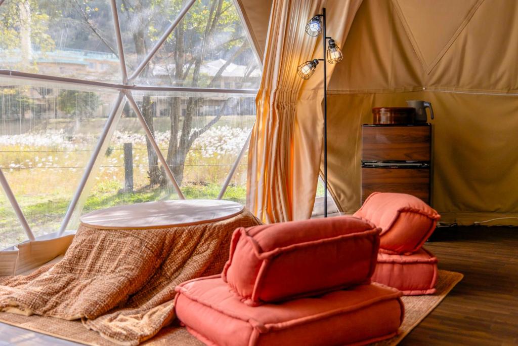 Glampark Akasawa Onsen Glamping Tent Interior