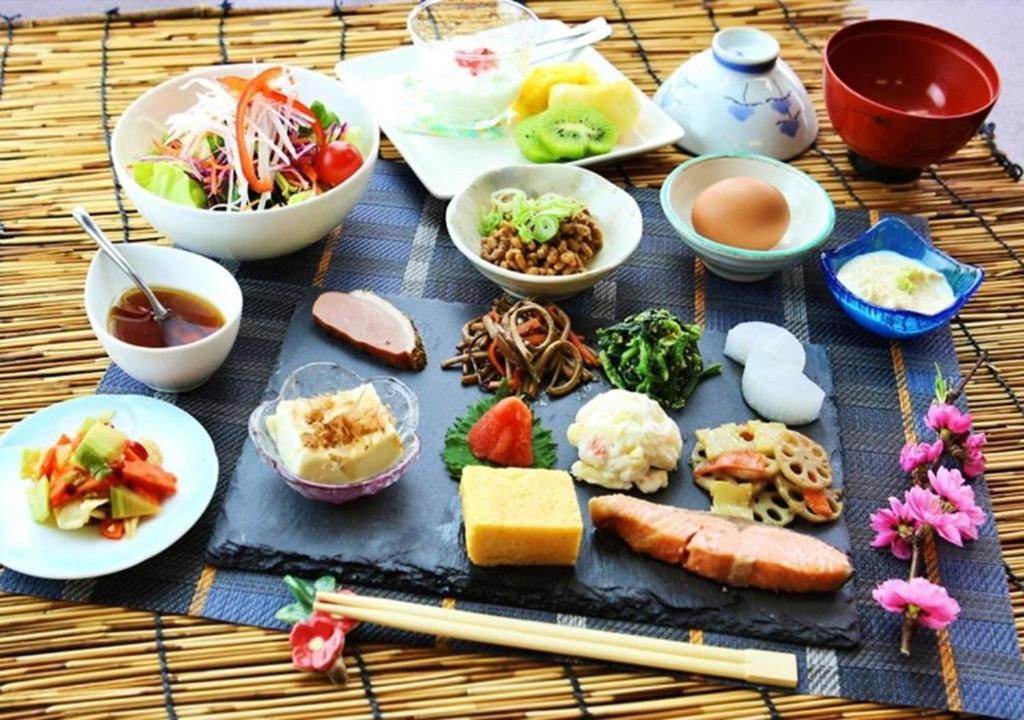 Glampark Akasawa Onsen Japanese Breakfast