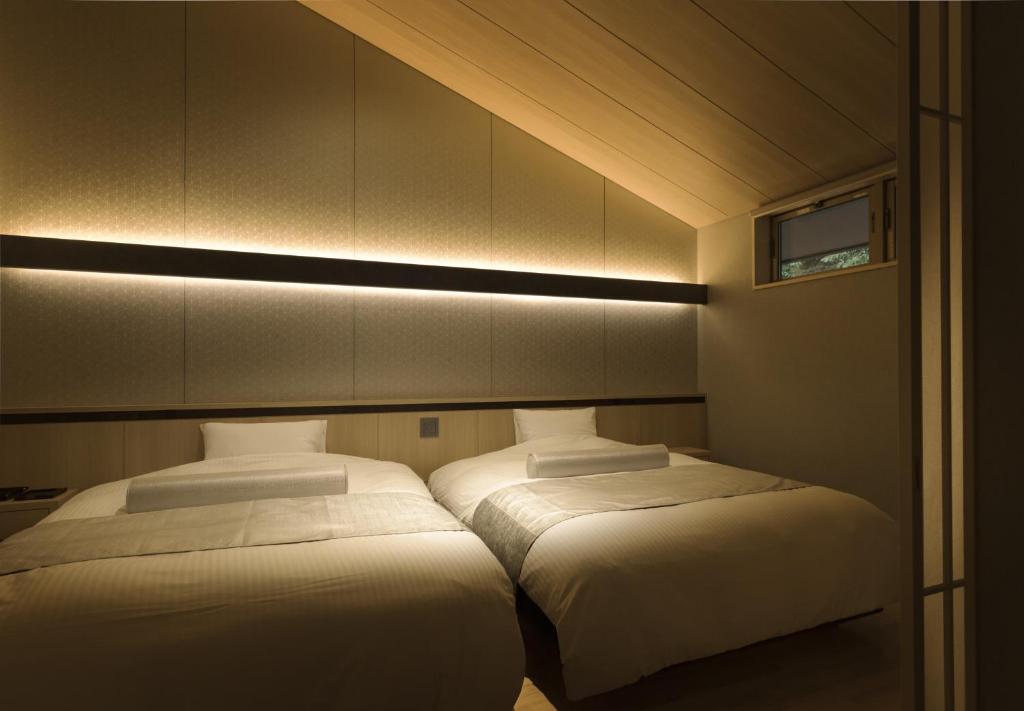 Hakkai Mokuhanakan Twin Bedroom