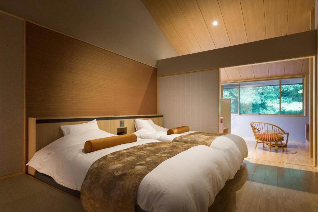 Hakkai Mokuhanakan Twin Room