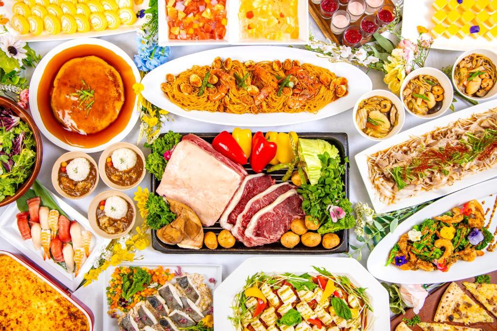 Hakone Kowakien Hotel Buffet Spread