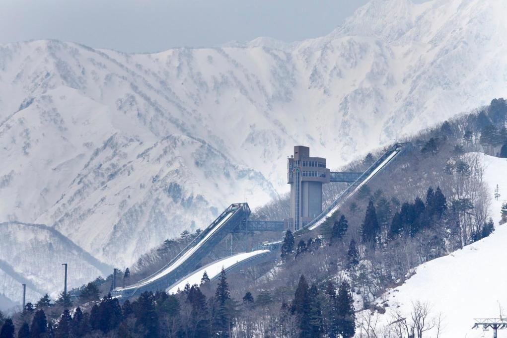 Hakuba Glorious Snowy Mountain View