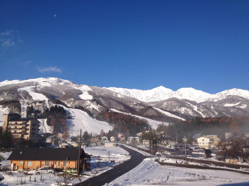 Hakuba Panorama Hotel Snowy Mountain View