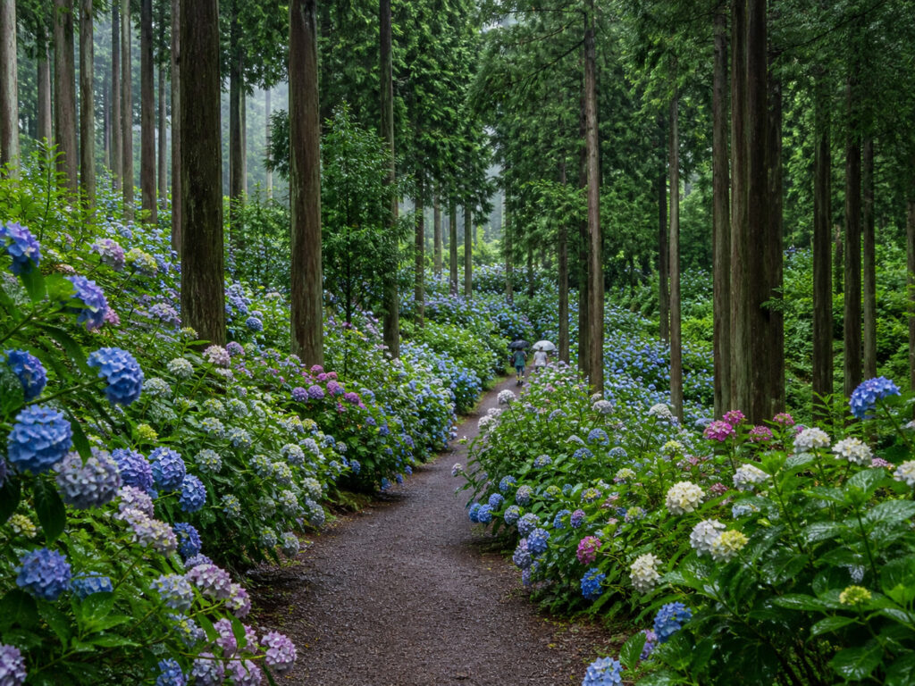 Michinoku Hydrangea Garden and Forest