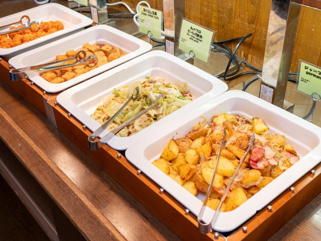 Hishino Onsen Tokiwakan Buffet Food