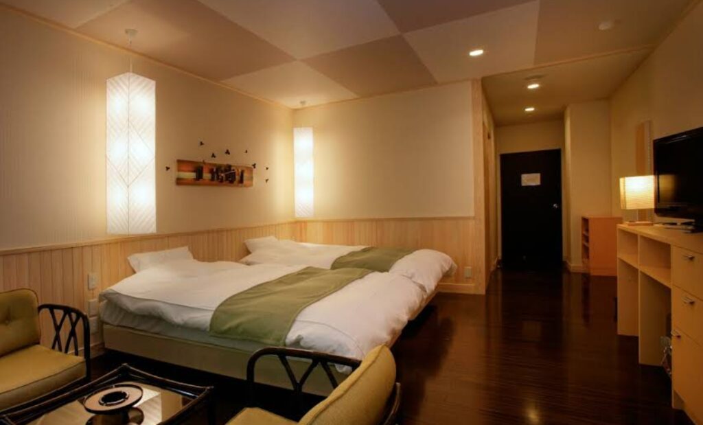 Hishino Onsen Tokiwakan Twin Room