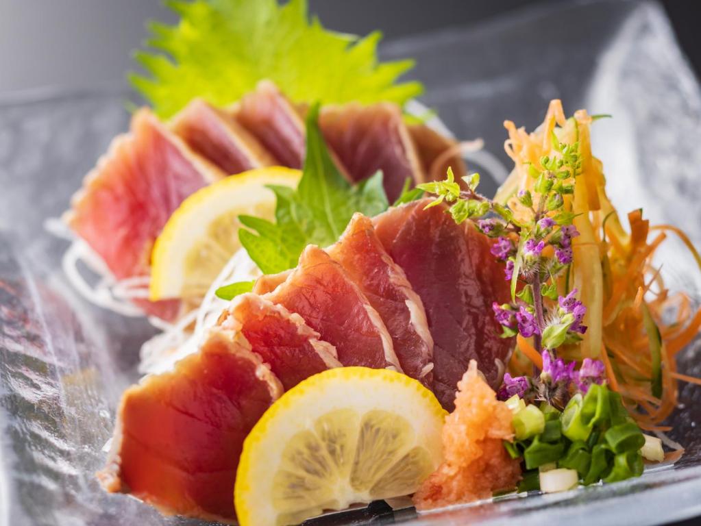 Hotel Green Plaza Hamanako Seared Tuna Sashimi