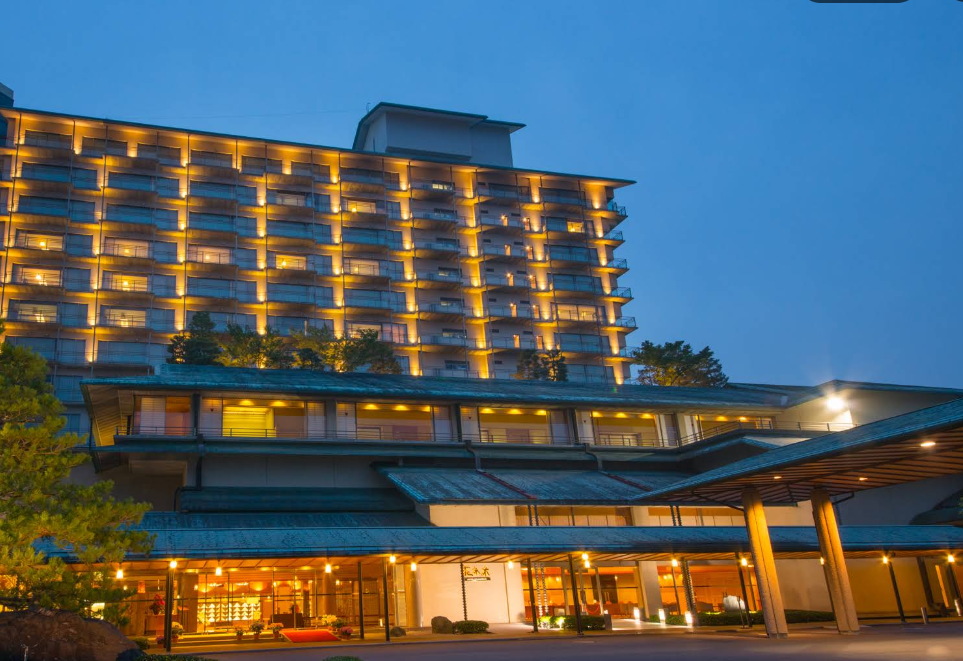 Hotel Hanamizuki Ryokan Exterior Night