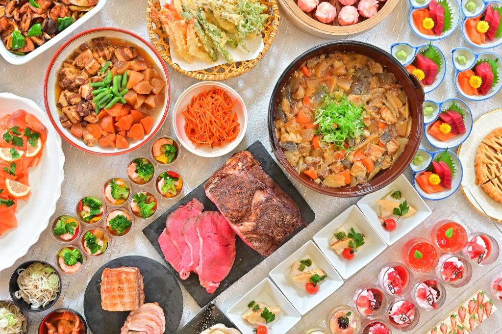 Hotel Listel Inawashiro Wing Tower Buffet Spread