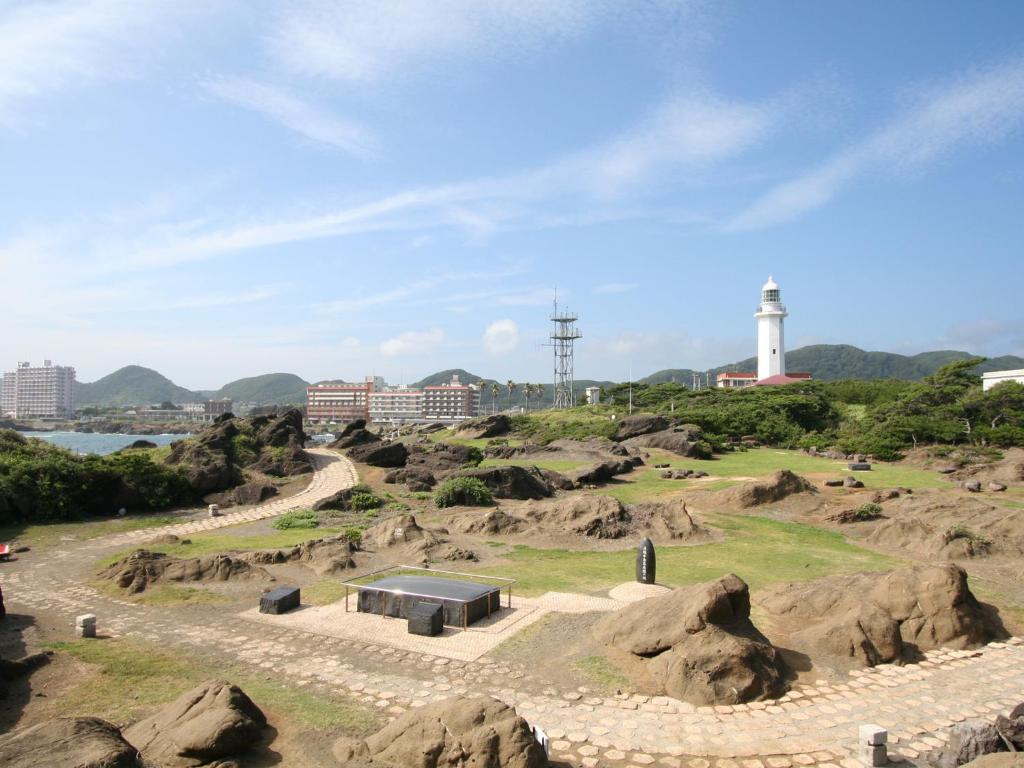 Hotel Nankaiso Lighthouse Coastal View
