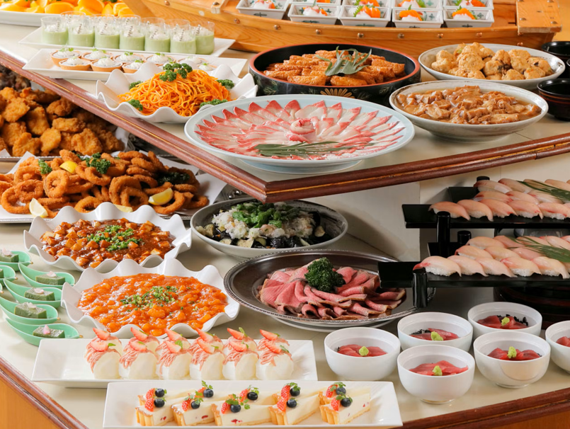 Hotel New Mitoya Buffet Spread