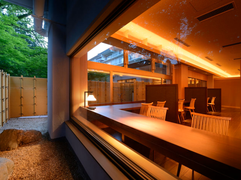 Hotel New Mitoya Lounge Window View
