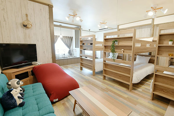Hotel Rakuun Bunk Room