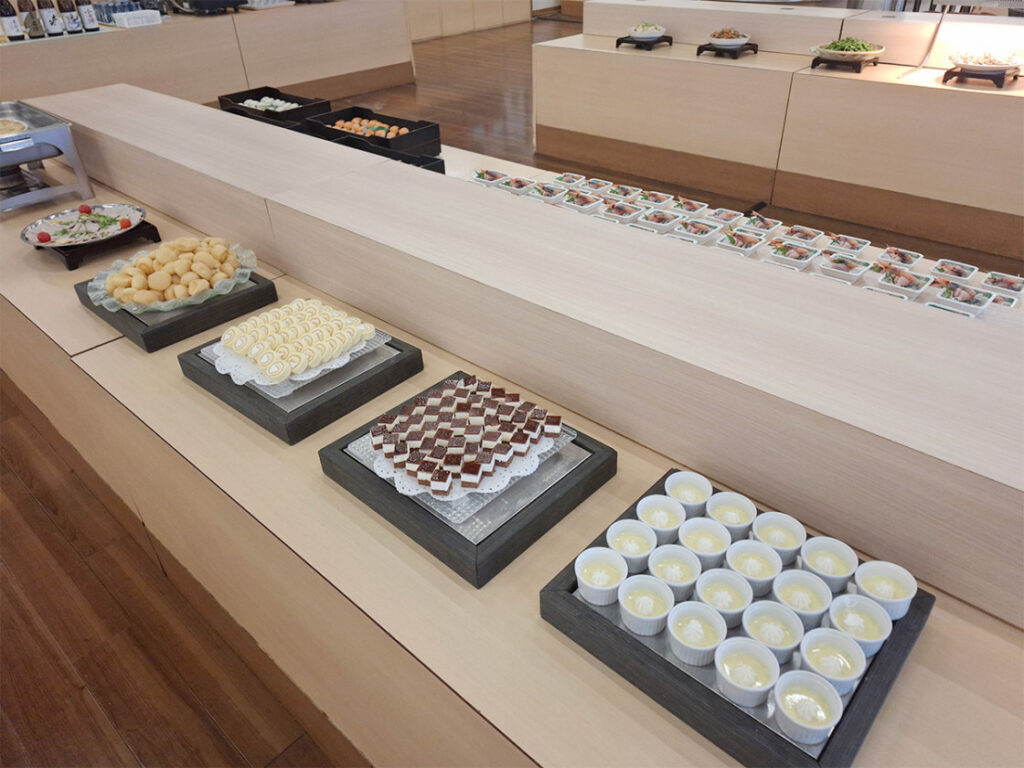 Hotel Riverside Uedakan Buffet Dessert Spread