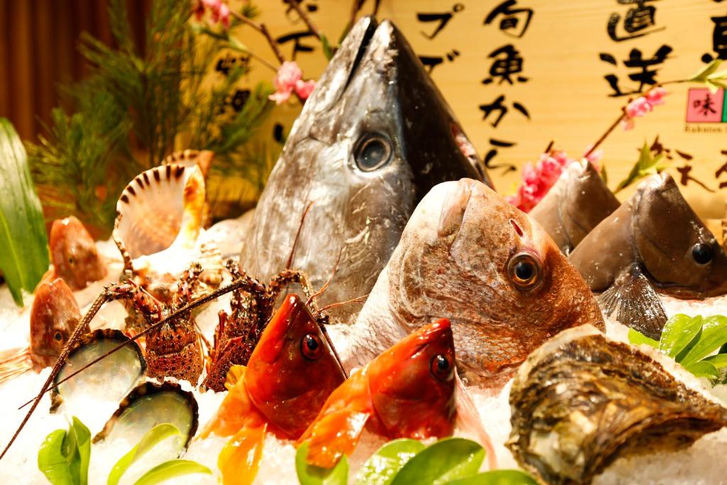 Hotel Tokinoza Fresh Seafood Display