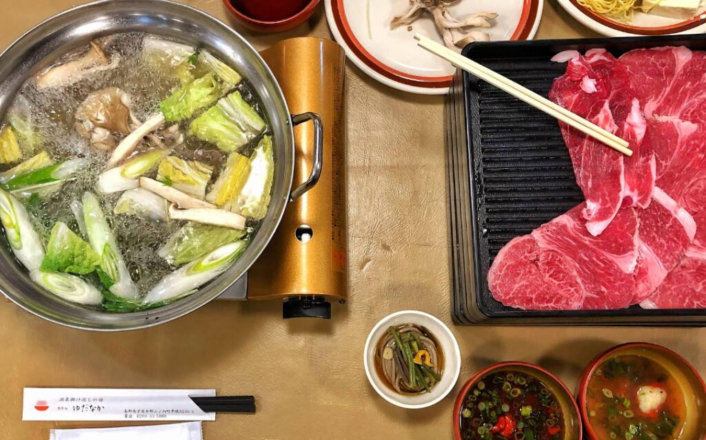Hotel Yudanaka Sukiyaki Dinner