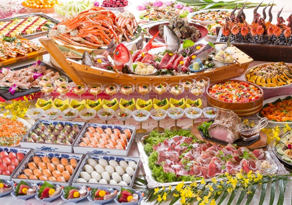 Hotel Yunishigawa Buffet Spread