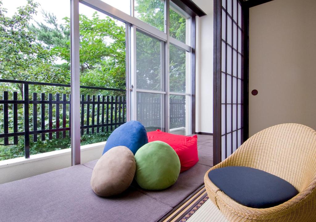 Ikaho Shusuien Window Lounge Area