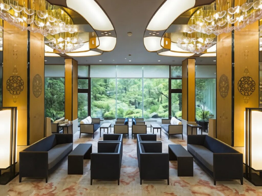 Izutsuya Ryokan Lobby Garden View