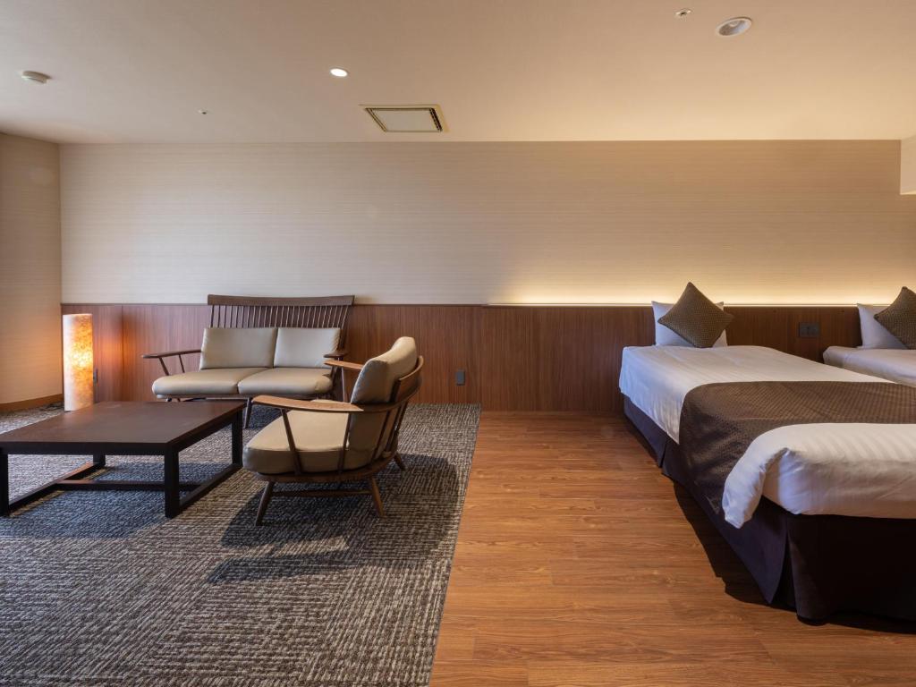Kamenoi Hotel Atami Modern Twin Room