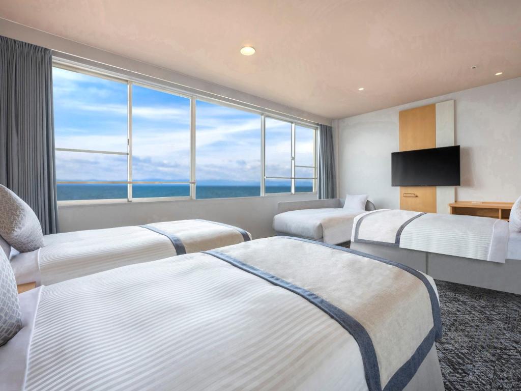 Kamenoi Hotel Hikone Ocean View Twin Room