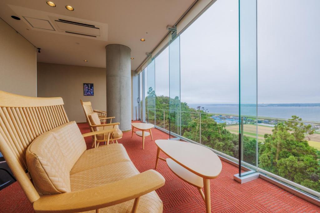 Kamenoi Hotel Itako Lounge Lake View
