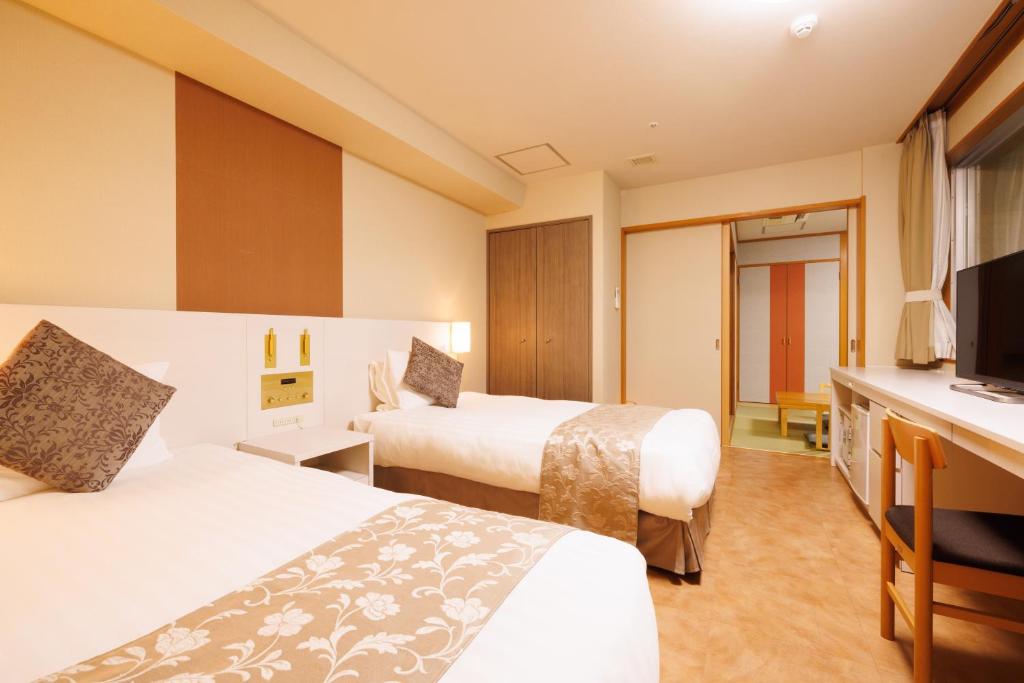 Kamenoi Hotel Itako Twin Room